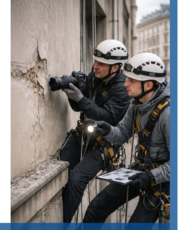 Фотофиксация дефектов фасада в Кулебаках от 4638 р. | ВЫСОТНИК-Клб