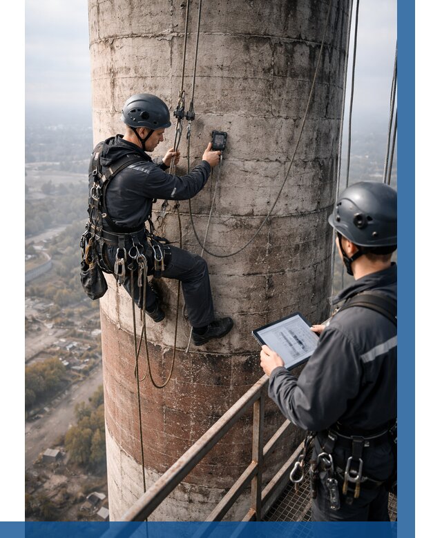 Обследование дымовой трубы в Кулебаках от 8245 р. | ВЫСОТНИК-Клб