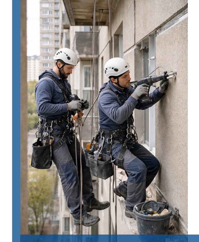 Промышленные альпинисты высотные работы и монтаж в Кулебаках